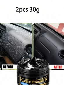 KineShineX Car Interior Polishing Paste, Car Leather Seat & Dashboard Control Panel Polishing Repair Cream, Scratch Repair Wax, Tire Shine Agent, Car Accessories, Comes With Car Cleaning Sponge - Multicolor - View 16