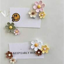 2pcs/5pcs/10pcs Magnet Kulkas Bunga Daisy Lucu, Stiker Kulkas Bunga Resin 3D, Dekorasi Kamar yang Menggemaskan, Perlengkapan Asrama Mahasiswa, Dekorasi Rak (Magnet Tahan Lama, Stiker Dekoratif, Dekorasi Rumah) - beraneka warna - View 7