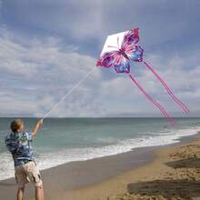 Vibrant Large Colorful Butterfly Kite, Easy To Fly In Light Breeze, Includes Flight Accessories, Suitable For Beach And Park Outdoor Play, Exquisite Holiday Gift For Family And Friends - Colorful Butterfly Kite - View 6