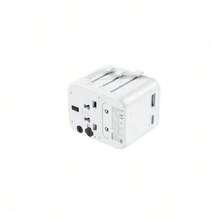 REMAX All-In-One Travel Charger, Compatible With Laptops And Phones, Interchangeable UK/EU/US/AU Plugs, Type-C + USB-A Dual Port 12W Fast Charging, Compact And Portable - White - View 8