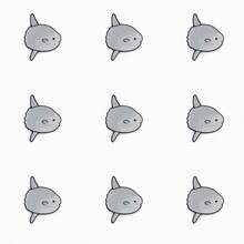Sunfish Enamel Pin Color Blocking Fashion Decorative Badge Ornaments Lapel Bag Badges Gifts - Grey - View 9
