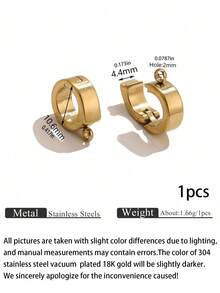 1/2pcs Gold-Plated Stainless Steel Hinged Enhanced Clasp Connector DIY Bracelet Necklace Pendant Jewelry Making Accessories - Multicolor - View 6