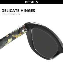 1pc Large Frame Cat Eye Tea Lens Reading Glasses, Featuring Leopard Print Design, High-Quality Tea Lens For Fashionable And Comfortable Wear, Suitable For Men And Women Daily Reading - Black - View 8