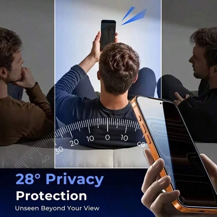 CASECOPS 4入裝隱私鋼化玻璃螢幕保護貼，附自動安裝工具與自動對位工具，相容 iPhone 18 Pro Max/18 Pro/17 Pro Max/17 Pro/17 Air/17/16 Pro Max/16 Pro/16e/16/15 Pro Max/15 Pro/15/14/13/13 Pro/12/11 機型，全螢幕覆蓋、防刮、防指紋、無氣泡、易安裝，適用手機殼 - 4Pcs - 查看 4