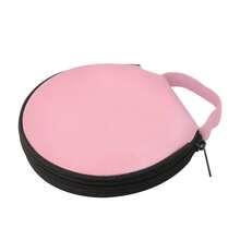 20 Capacity CD Case, DVDs Wallet Holder Portable Round Oxford Disc CD DVD VCD Wallet Storage Bag Case Binder Organizer For Car Home Off - View 1