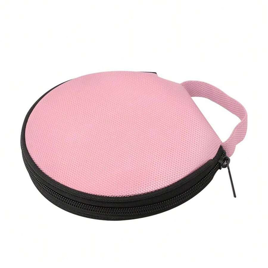 20 Capacity CD Case, DVDs Wallet Holder Portable Round Oxford Disc CD DVD VCD Wallet Storage Bag Case Binder Organizer For Car Home Off - View 1