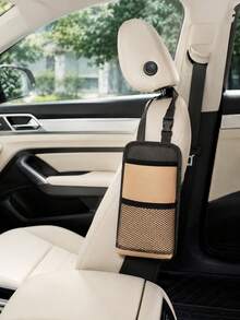 Car Hanging Seat Storage Bag, Cup Holder Organizer, Quick & Convenient, Large Capacity, Secure & Reliable, Side-Hanging Back Pocket, Suitable For All Car Models, Essential For Self-Driving Trips | Car Storage Accessories - A - View 3