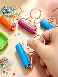 Diamond Painting Roller Tool, Textured Press Wheel For Fixing Diamonds And Flattening Beads, Handheld DIY Diamond Art Accessory Suitable For Canvas Handicrafts - Multicolor - View 1