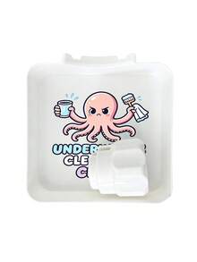 Printed With Octopus "CLEANING UNDERWATER CREM", With Opening Rotator, Universal Flow Guide, Ideal Water Collector, Portable Leak Proof Tray For Washer/Dryer, Non-Slip Waterproof Drip Pan With Raised Edge, Prevents Laundry Room Spills - Multicolor - View 14