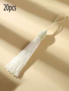Silk Tassels, Apparel Decorative Accessories, DIY Tassel Decorations, Tassel Ornaments, Tassel Decorations, Hat Tassels - Off-white - View 7