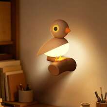 Rechargeable Bird-Shaped Desk Lamp, Magnetic Wall Light With Motion Sensor Auto On/Off - Suitable For Desktop Decoration, Bedroom LED Night Light, Perfect For Reading And Gifts - Multicolor - View 8