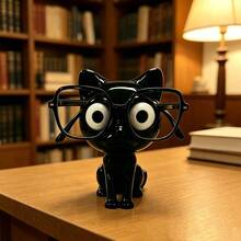 Eyeglass Holder Set, Cat & Elephant Shaped Eyeglass Holder, Cute Plastic Desktop Storage Box, With Eyeglass Holder, Perfect Choice For Home Decor, Suitable As Holiday Gift, Applicable For Halloween, Easter, Valentine's Day And Office Supplies - A - View 8