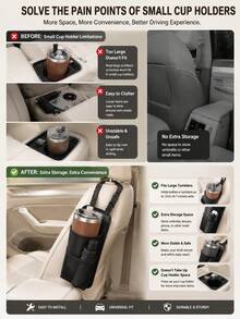 Car Hanging Seat Storage Bag, Cup Holder Organizer, Quick & Convenient, Large Capacity, Secure & Reliable, Side-Hanging Back Pocket, Suitable For All Car Models, Essential For Self-Driving Trips | Car Storage Accessories - A - View 12