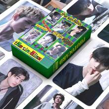 127PCS The Sin:Bliss Lomo Cards Set Photocards With Stickers HD Photo Collection Cards Fans Gift`Card Stickers E-Group THE_SIN_BLISS Small Cards SUNGHOON JUNGWON - Multicolor - View 2