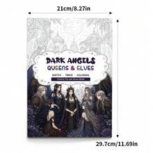 Line Drawing And Coloring Book Includes Dark Angel Queen Elf And Q-Version Halloween, Choose One Suitable For Christmas And Halloween Holiday Parties - Line Drawing and Painting Book - View 6