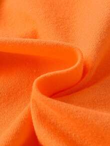 2pcs Baby Girl Cute Letter Pumpkin Pattern Long Sleeve Bodysuit & Pants, Headband, Leg Warmers Set, Thin Spring/Autumn Holiday - Orange - View 11