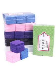 540pcs Magic Cotton Nail Polish Remover Pads, Disposable Dust-Free ...