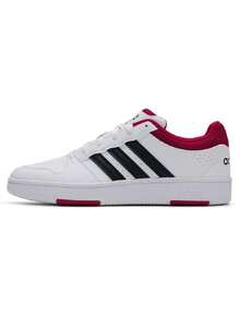 Adidas Men's HOOPS CLASSIC 2026 Summer New Retro Color-Block Casual Sports Sneakers KI1061 - White/Black/Red - View 6