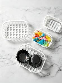 Dishwasher Cutlery Basket Kitchen Gadget Cleaning Drain Box Blue Rinse And Drain Basket For Easy Cleaning Of Various Small Tableware Kitchen Accessories - Multicolor - View 4