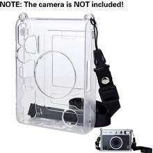 Crossbody Camera Crystal Protective Case Transparent Camera Protective Cover + Crossbody Shoulder Strap PVC Material Anti-Scratch Anti-Drop Camera Accessories Suitable For In-Stax Mini Crystal Shell Camera Transparent Protective Case Non-Yellowing Transparent Shell Travel Essential - View 1