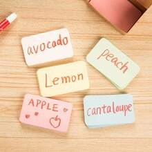 100PCS (90x55mm) Blank Flash Cards Colored Heavy Duty Cardstock Pocket Index Note Cards For Word Learning Memory Handwriting Message - A - View 3