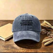 1pc Modern Casual Washed Cap, Printing, Unisex Fashion, Provides Shade & Sun Protection, Perfect For Outdoor Activities. - Multicolor - View 3