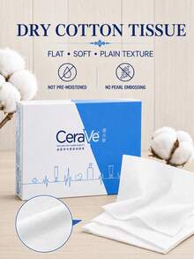 CeraVe 柔軟面紙 (30張/包)，3入，乾用面紙，可乾濕兩用，適用於日常使用與卸妝，超柔軟質地，適合敏感/脆弱肌膚，臉部毛巾、濕紙巾、棉棒、卸妝棉 - 棉柔巾-Set-3pcs - 查看 7