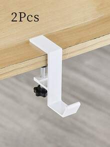 1pc Adjustable Desk Hook, Strong Load-Bearing, Durable, Versatile, Can Be Used For Storing Backpacks, Water Bottles, Etc., Easy Installation, Stylish And Beautiful, Suitable For School Supplies And Back To School Season. - Multicolor - View 16