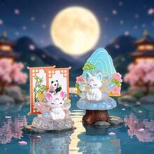 1 buah Boneka Resin Figur Lucu Berbentuk Rubah Ekor Sembilan Gaya Cina Baru Ukuran Besar, Kotak Buta Kreatif - A - View 8