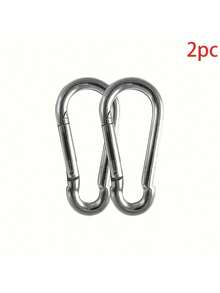 Multi-Pack Compression Spring Clips, Connecting Rings, Carabiner-Style Safety Clips, Anti-Fall Sunshade Net Hooks, Hanging Hooks Accessories, Laundry Hooks, Storage Hooks, Keychains (Non-Professional Safety Clips) - Multicolor - View 10