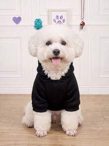LUCKIE PAL 1pc Mama's.Bodyguard Slogan Print Pet Sweatshirt, Anti-Flea, Reduce Shedding, Thermal Insulation, Breathable, Suitable For Cats And Dogs, Indoor And Outdoor - Multicolor - View 6