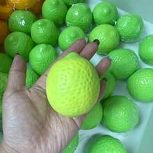 1pc New Color-Changing Lemon Building Block Handmade Ball - ASMR Sensory Stress Relief Toy Building Block Sound Control - Stress Relief Squeaky Handmade Ball - TPR Material - Emotional Healing Toy Emotional Venting Toy Squeeze Toy - Multicolor - View 8