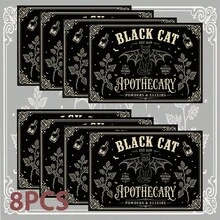 1pc/4pcs/6pcs/8pcs, Halloween Bat & Cat Pattern Table Mat, Suitable For Dining Table, Breakfast Mat, Coffee Bar, All-Season Decor, Washable Placemat, Room Decor, Kitchen Table Mat, Indoor/Outdoor Party Decoration, Home Decor, Ideal Gift - Multicolor - View 12