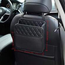 Car Seat Back Hanging Bag, Car Document Storage Bag, Multi-Pocket Cup Holder Bag, Storage Organizer Box, Travel Organizer Bag, Car Interior Accessories - Multicolor - View 4