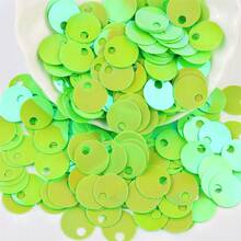15mm Big Hole Flat Round Sequin Paillettes Large Hole 4mm PVC Loose Sequins And Spangles For Embroidery Applique Knitting Arts Crafts And Embellishment 210pcs/Bag 20g - 20 Grams - View 17