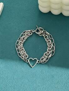 1pc Luxury Elegant Gold Flower Star Adjustable Bracelet, Suitable For Women's Daily Wear - Gold - View 13