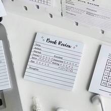 Minimalist English Habit Tracker Sticky Notes, Self‑Discipline Checklist Memo Pad, Adhesive Planner Notepad, Aesthetic Student Daily Record Stationery - A - View 4