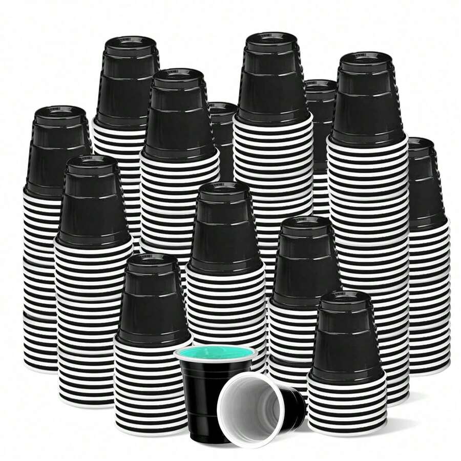 10/20pcs Shot Glasses, Liquor Cups, 2oz Mini Party Cups, Reusable Small Cups For Party Games, Suitable For Liquor, Cocktails, Wine, Condiments, Snacks, Juice. Perfect For Any Party! - View 1