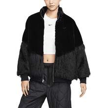 Nike Authentic Women's Sporty Patchwork Fashion Stand Collar Jacket HV8464-010 - HV8464-010 - View 12