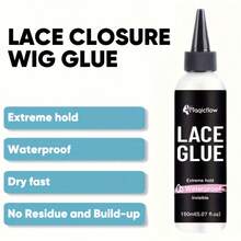 150ml/5.07fl.Oz Waterproof Lace Wig Glue - Strong Hold, Invisible & Quick Dry | No Odor, Easy Removal Hair Adhesive. - 150ml - View 6