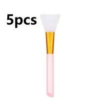 5/1pc Soft Silicone Face Mask Applicator Brush, Silicone Mask Brush, Mud Mask Brush, Makeup Brush - / - View 13