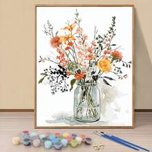 Adult & Beginner Digital Oil Painting Set - 16x20 Inch/16x28 Inch, Unframed, DIY Easy Acrylic Paint Kit, Home Decor Artwork, Perfect Gift For Birthday, Father's Day, Christmas, Mother's Day And Valentine's Day - Dark Green - View 3