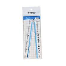 1/4pcs Multi-Color Angle Folding Ruler, Office & Study Drawing Ruler, Straight Ruler For Exams, Back To School Gift, Random Color - Multicolor - View 7