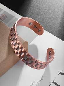 1pc Adjustable Magnetic Bracelet For Men In Business Style - Perfect Valentine's Day Gift - Fashion - View 5