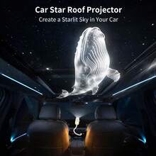 Car Roof Starry Sky Projection Light, 13 Slides USB Gooseneck Night Light, RGB Ambient Light + Focus Ring For Car Interior, 360° Bendable, Plug And Play, Suitable For Car, Home, Camping, Bedroom, Home Decor, Sleep Aid - Multi-color light - View 11