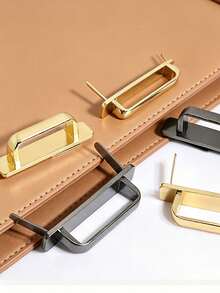 Heavy‑Duty Rust‑Resistant Zinc Alloy Arched Bridge Connector With Backing Plate, Adjustable Diy Hardware Accessories, Metal Handle Base For Handbag Wallet Travel Bag Craft Supplies,An Ideal Gift For Diy Enthusiasts. - One Size Fits All - View 7