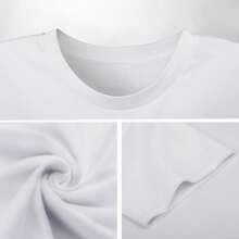 Pattern Round Neck Shirt Head Collage Shirt Vintage Rapper,Vintage 90s Music Tee,Unisex 100% Cotton Short Sleeve,Top Menswear,Global Trending Outfits - 白色1 - 查看 2