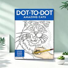 1PC,DOT TO DOT Digital Connected Drawing Book, 20+Sheets, Over 5000 Points Can Be Connected, A Fun, Relaxing Activity For All Ages) (Dot-To-Dot Puzzle Collection) - Single Piece - View 6