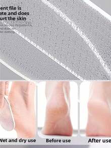 1pc Professional Foot Exfoliator, Foot Care Tool For Dead Skin And Cracked Heels, Washable And Reusable Heel Scraper For Smooth And Clean Feet - Multicolor - View 4