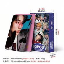1PC 92pcs Pink Ink JENNIE K-POP Merchandise LOMO Photocard - A - View 4